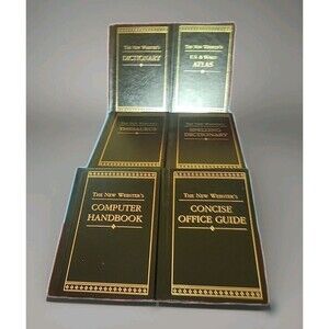 The New Webster's Collection Of Six Books 1992/1993Vintage Excellent Shape